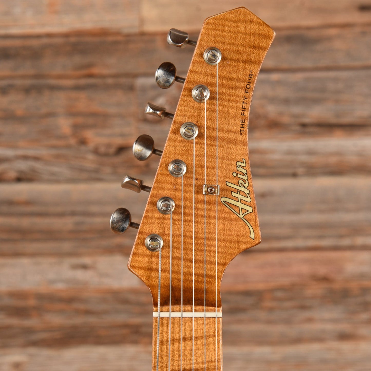 Atkin 54 S-Style w/Flame Maple Neck Aged Sunburst 2023 Electric Guitars / Solid Body