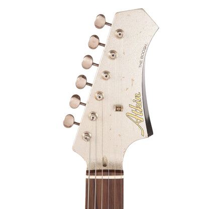 Atkin Boosh Offset Classic Aged Silver Sparkle/Rainbow w/Roasted Flame Maple Neck Electric Guitars / Solid Body
