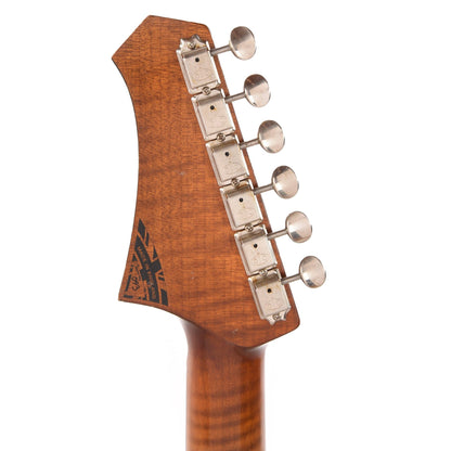 Atkin Boosh Offset Classic Aged Silver Sparkle/Rainbow w/Roasted Flame Maple Neck Electric Guitars / Solid Body