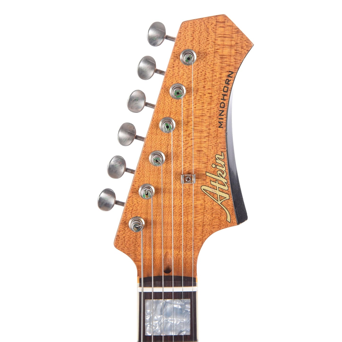 Atkin Mindhorn HH Deluxe Classic Aged Champagne Sparkle w/Roasted Flame Maple Neck Electric Guitars / Solid Body