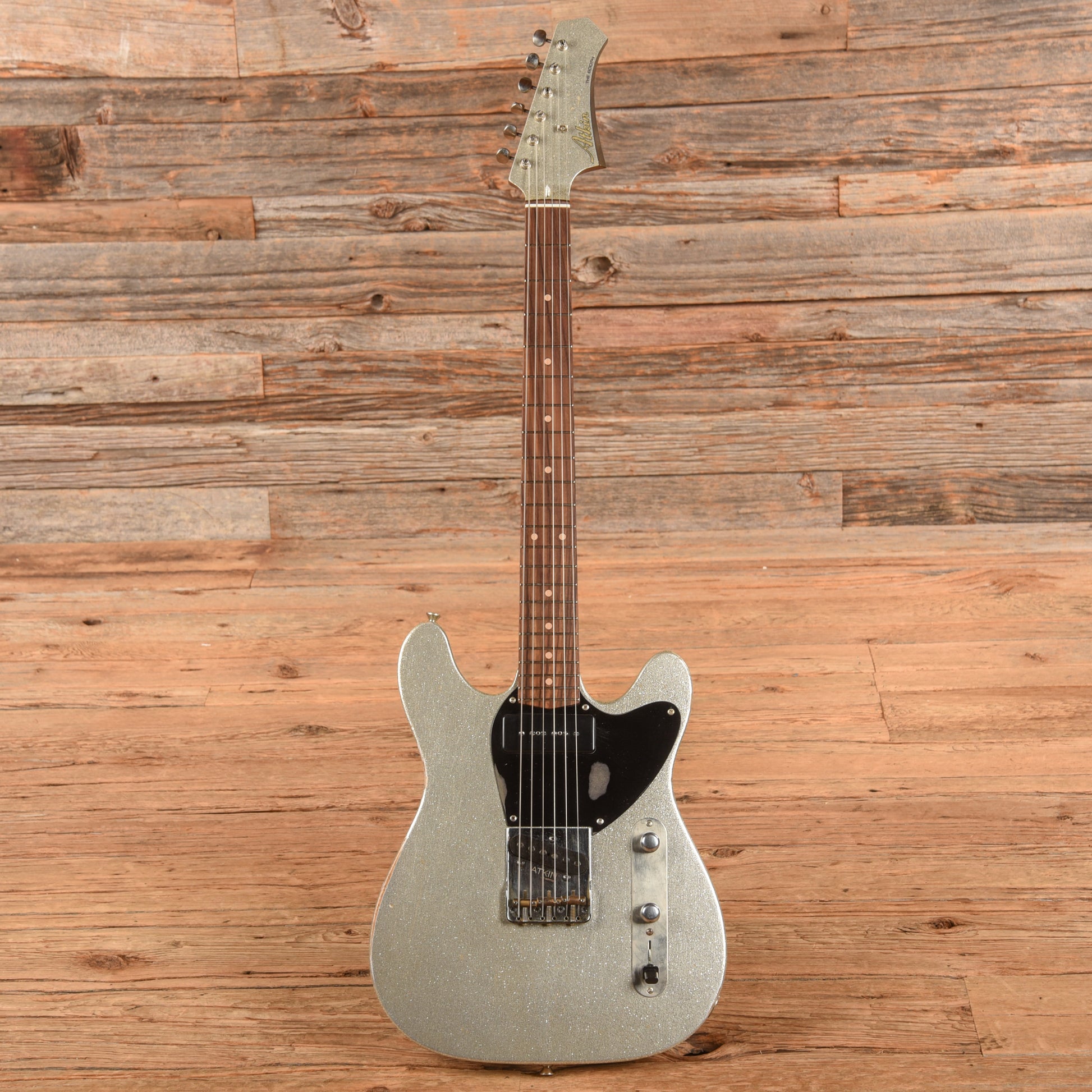 Atkin The Boosh Silver Sparkle Electric Guitars / Solid Body