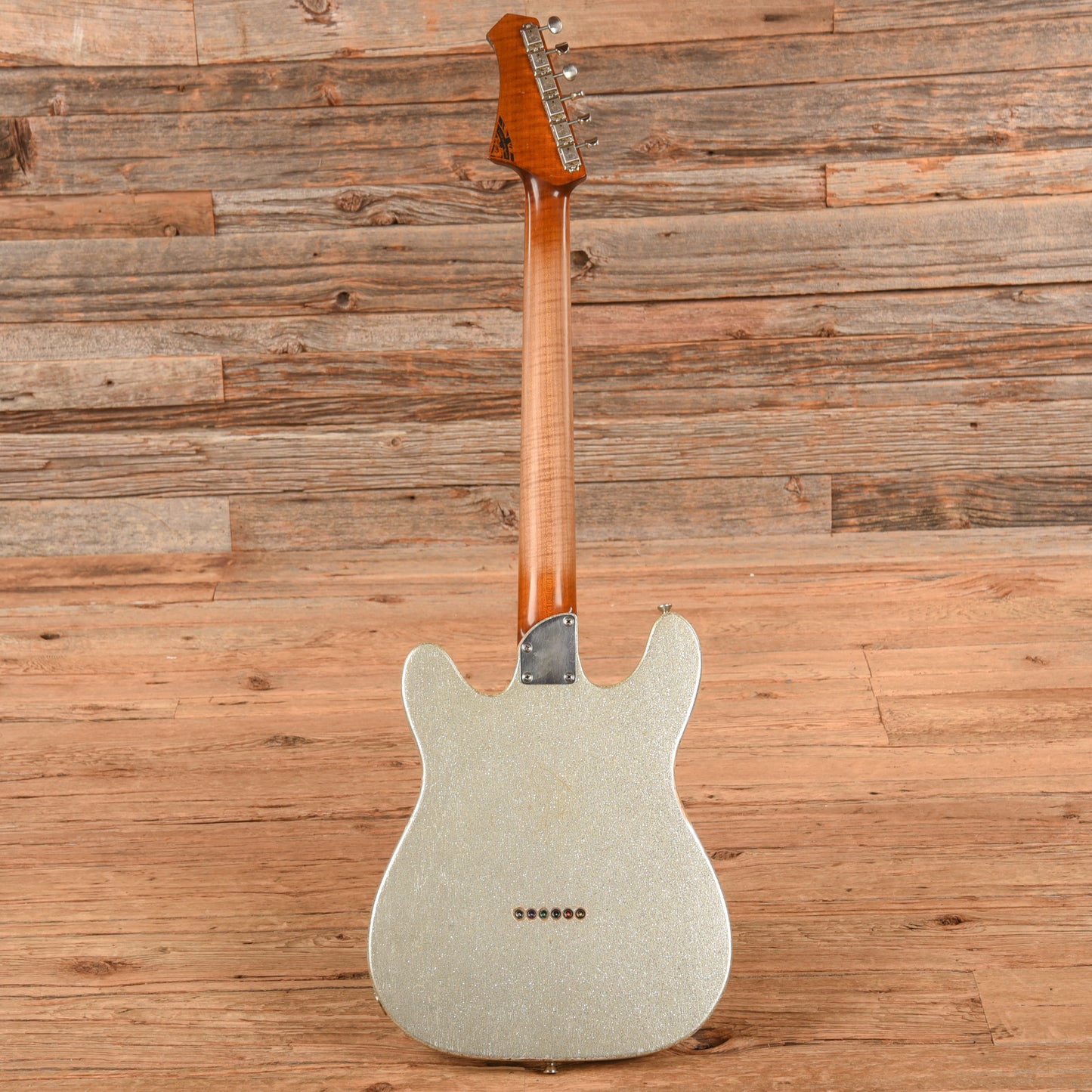 Atkin The Boosh Silver Sparkle Electric Guitars / Solid Body