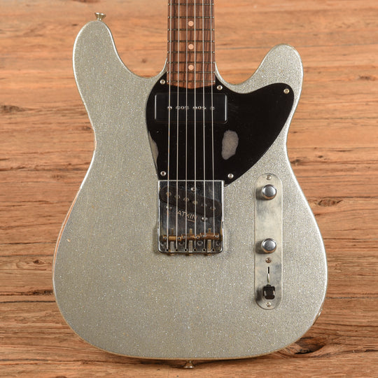 Atkin The Boosh Silver Sparkle Electric Guitars / Solid Body