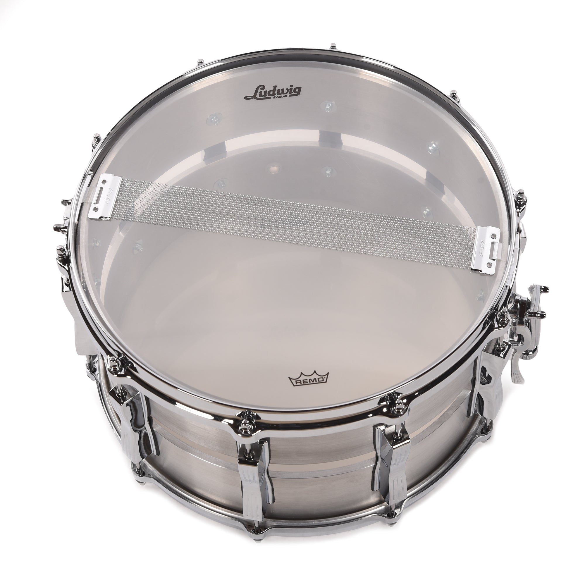 Ludwig 8x14 Cast Slotted Coliseum Aluminum Snare Drum Limited