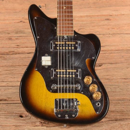 Audition Solidbody Electric Sunburst 1960s Electric Guitars / Solid Body