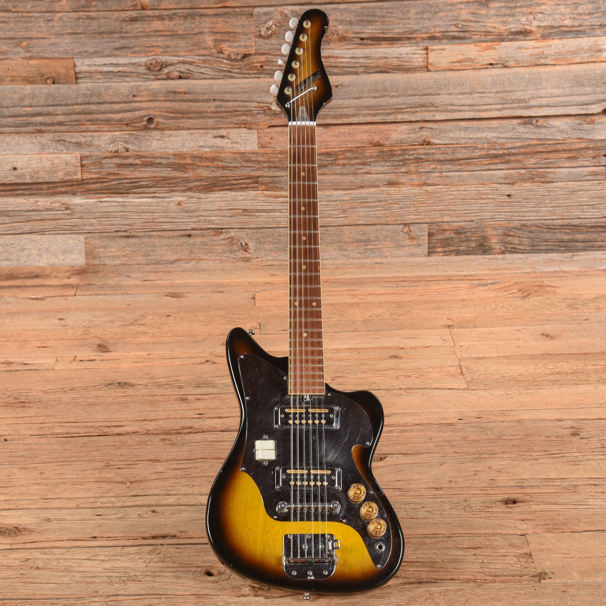 Audition Solidbody Electric Sunburst 1960s Electric Guitars / Solid Body