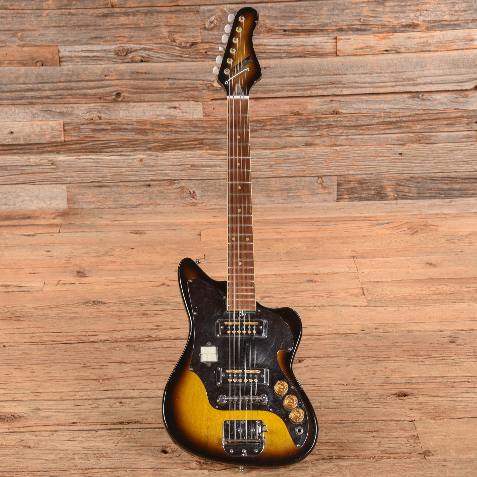 Audition Solidbody Electric Sunburst 1960s Electric Guitars / Solid Body