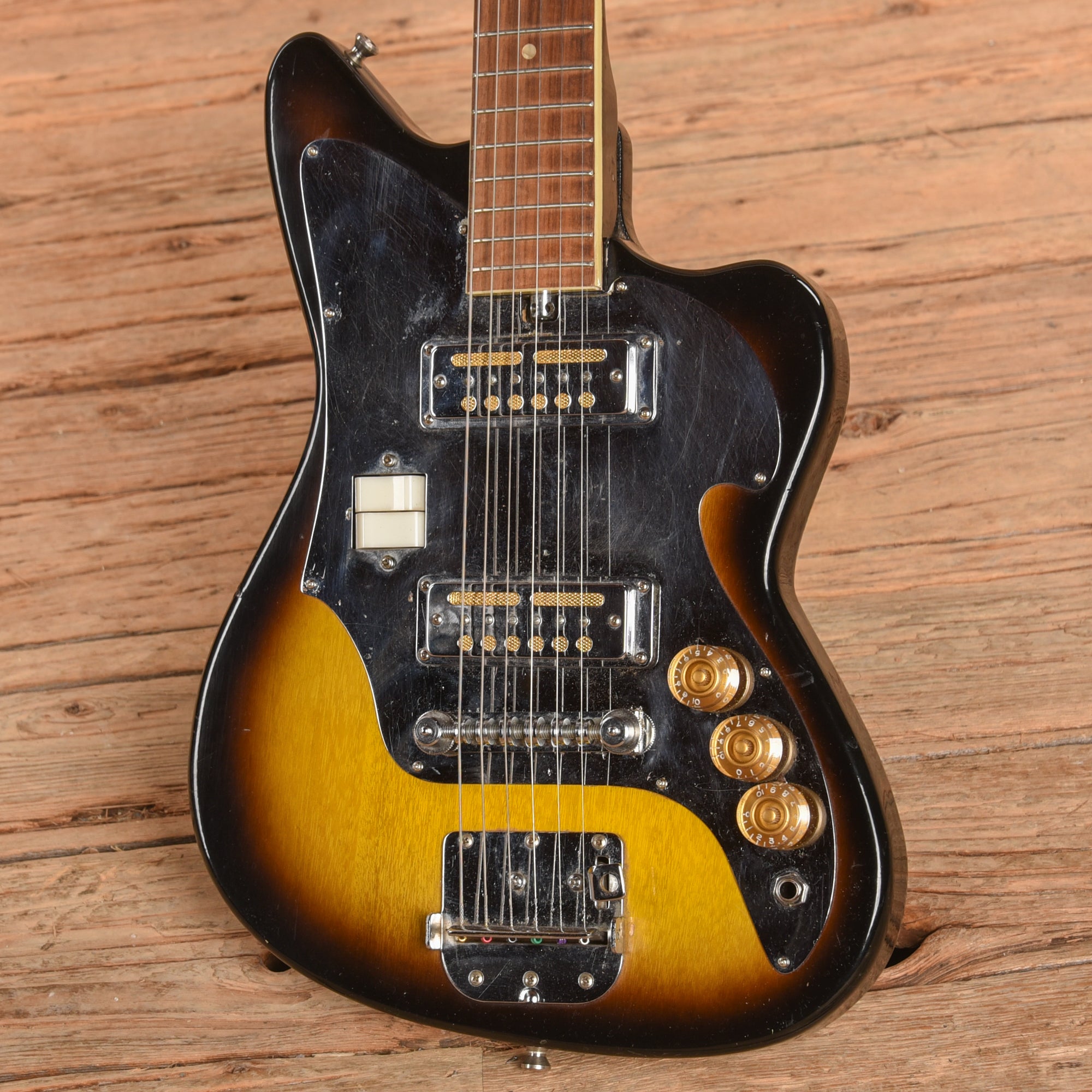 Audition Solidbody Electric Sunburst 1960s Electric Guitars / Solid Body
