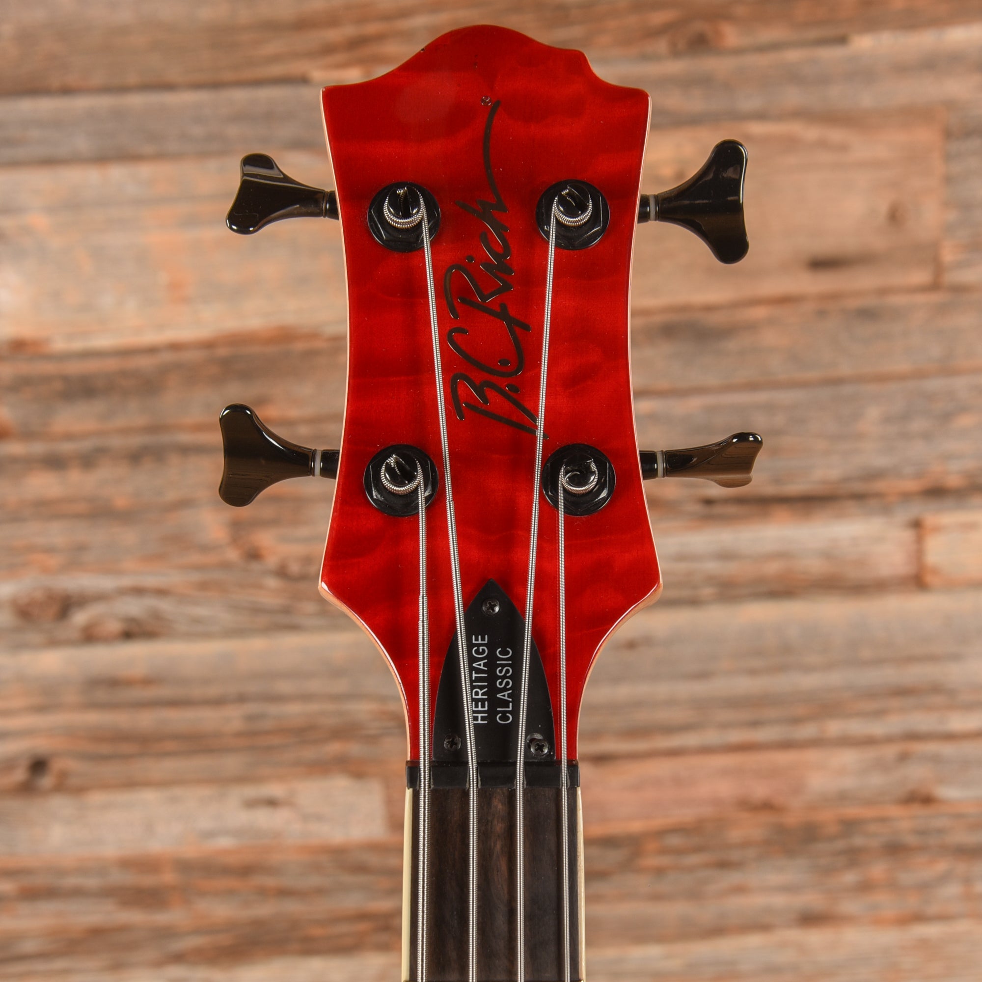 B.C. Rich Heritage Classic Mockingbird Bass Cherry 2004 Bass Guitars / 4-String