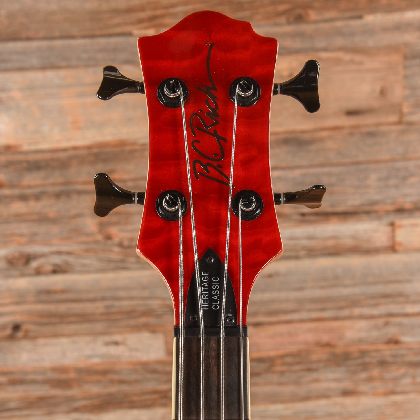 B.C. Rich Heritage Classic Mockingbird Bass Cherry 2004 Bass Guitars / 4-String