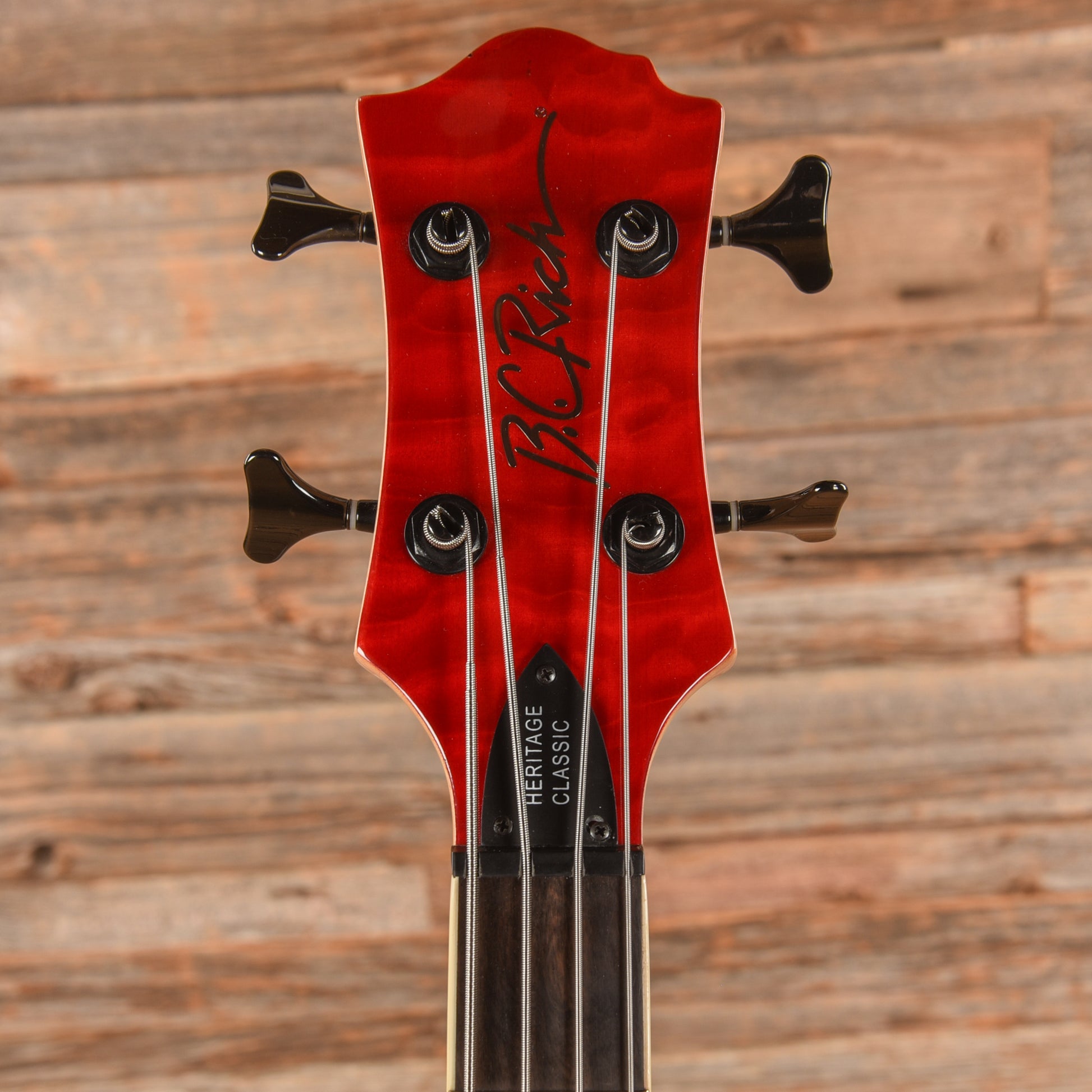 B.C. Rich Heritage Classic Mockingbird Bass Cherry 2004 Bass Guitars / 4-String