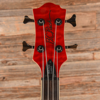 B.C. Rich Heritage Classic Mockingbird Bass Cherry 2004 Bass Guitars / 4-String
