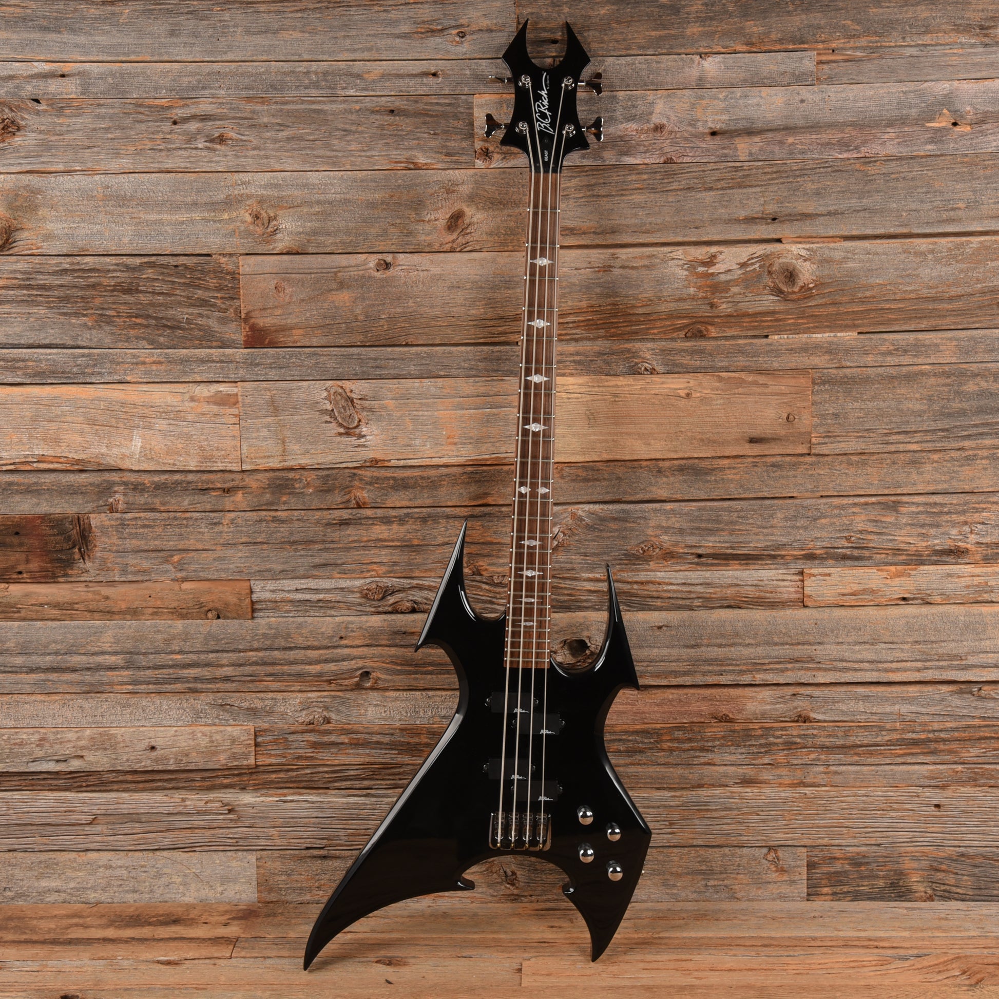 B.C. Rich NJ Beast Black 2007 Bass Guitars / 4-String