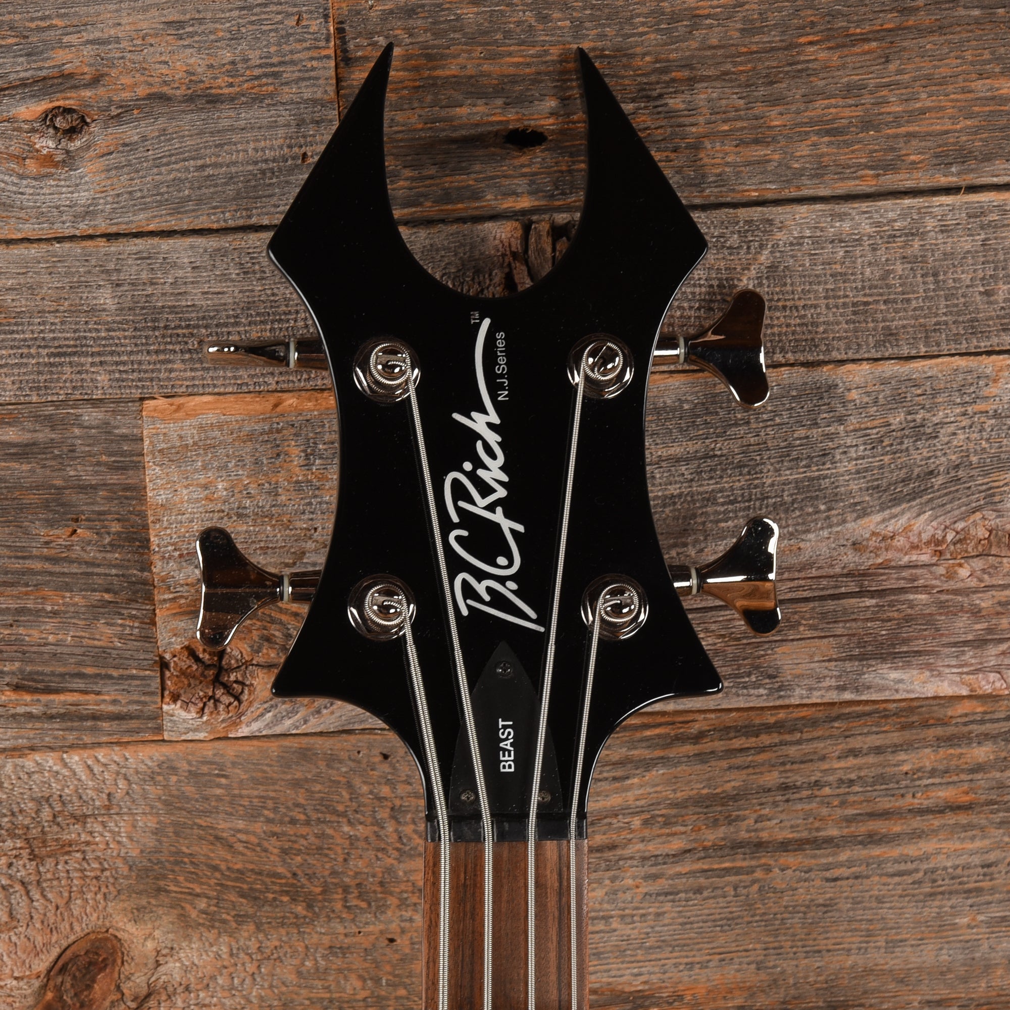B.C. Rich NJ Beast Black 2007 Bass Guitars / 4-String