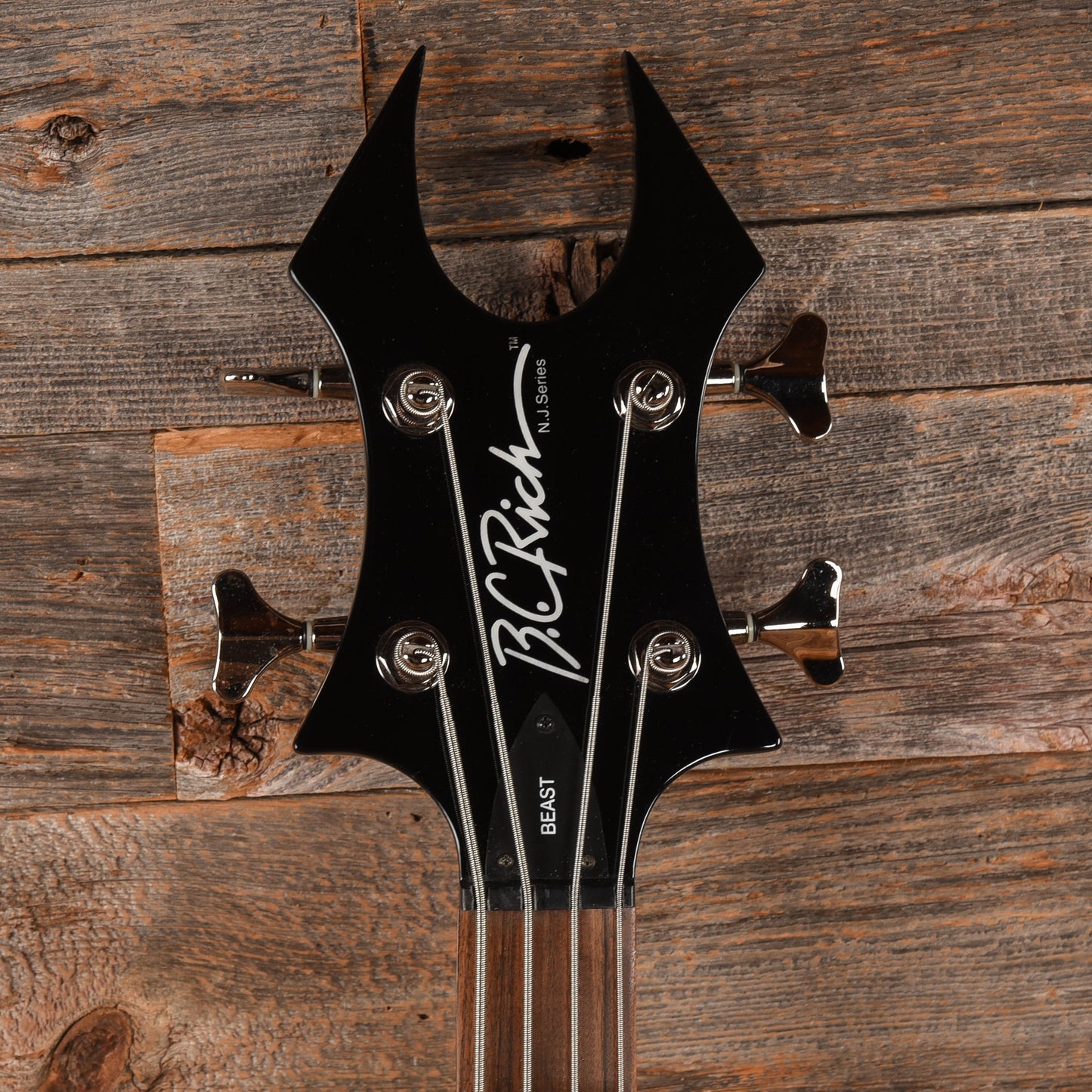 B.C. Rich NJ Beast Black 2007 Bass Guitars / 4-String