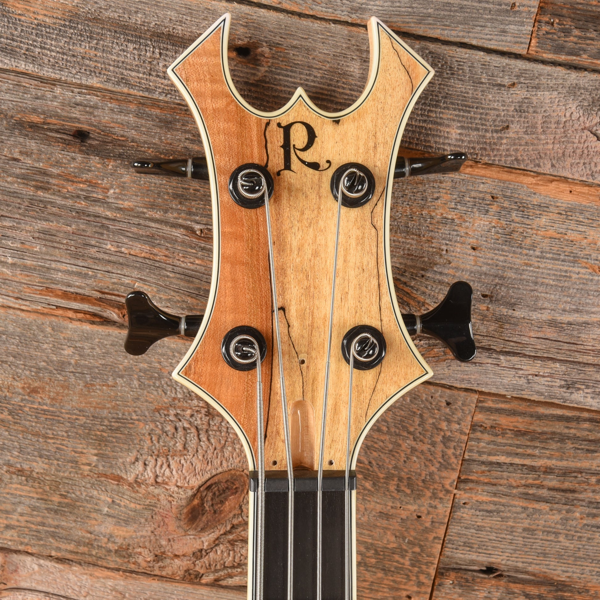 B.C. Rich Paolo Gregoletto Signature Warlock Bass Spalted Maple 2011 Bass Guitars / 4-String