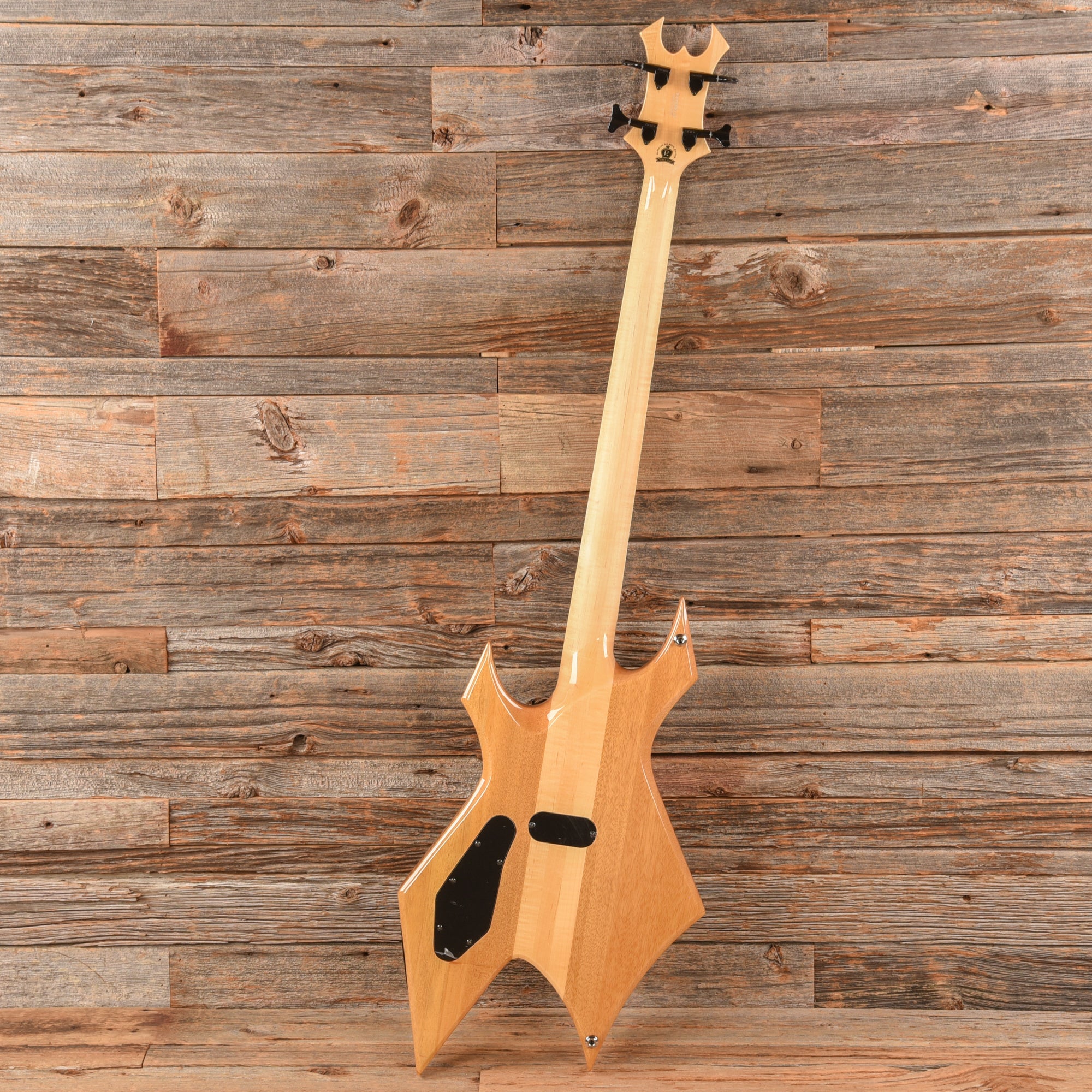 B.C. Rich Paolo Gregoletto Signature Warlock Bass Spalted Maple