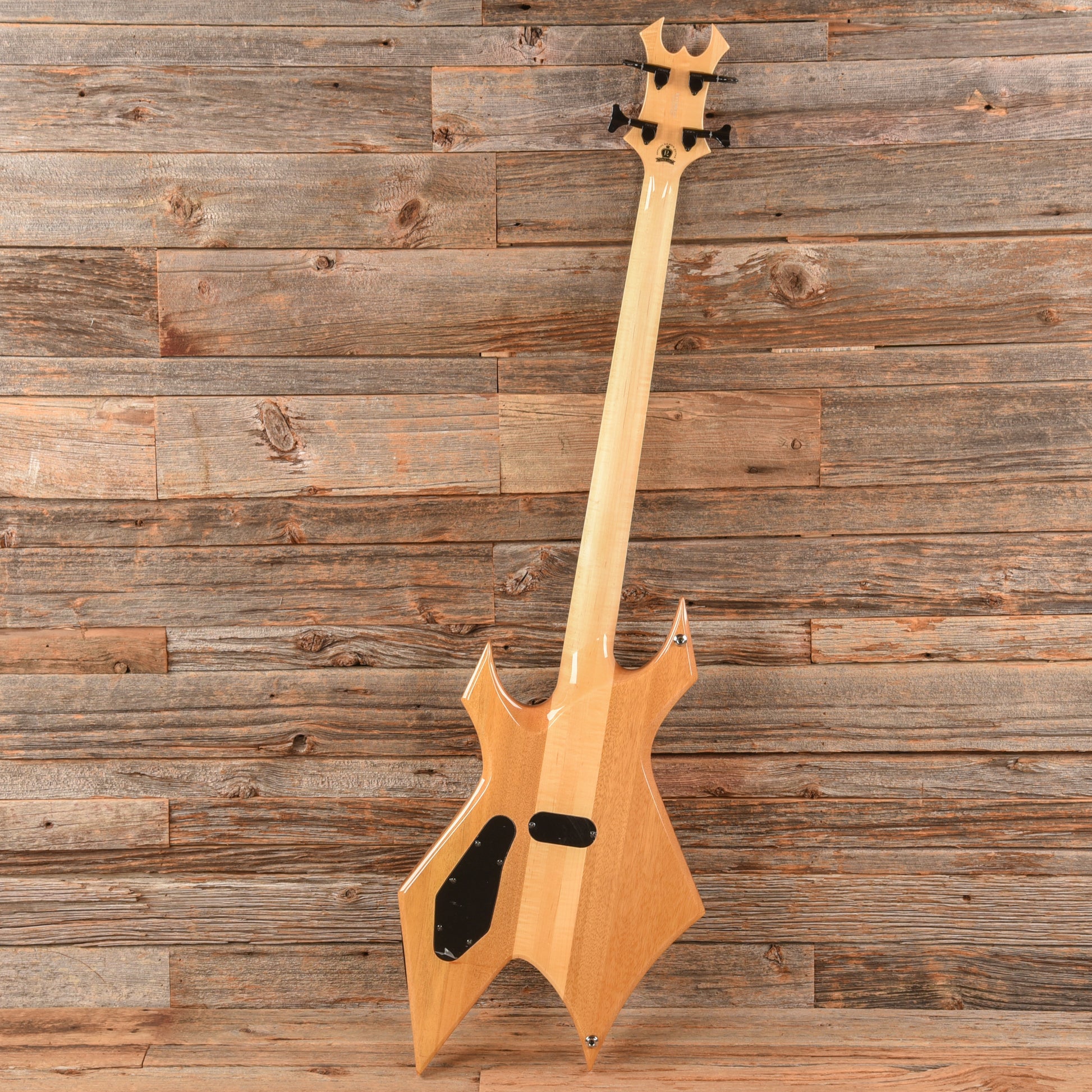 B.C. Rich Paolo Gregoletto Signature Warlock Bass Spalted Maple 2011 Bass Guitars / 4-String
