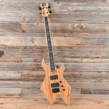 B.C. Rich Paolo Gregoletto Signature Warlock Bass Spalted Maple 2011 Bass Guitars / 4-String