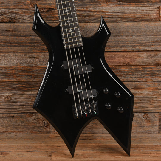 B.C. Rich NJ Series Warlock 5-String Black Bass Guitars / 5-String or More