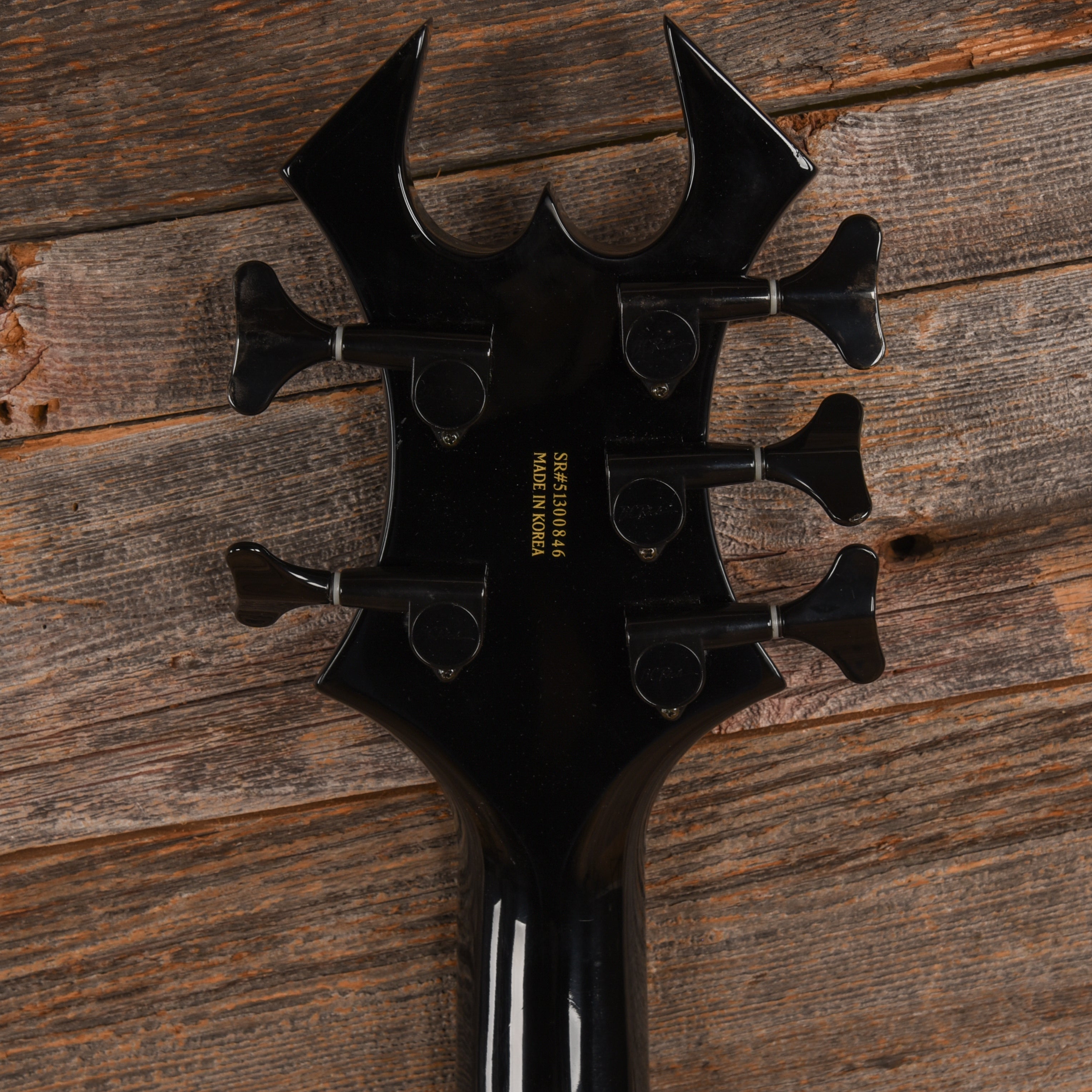 B.C. Rich NJ Series Warlock 5-String Black Bass Guitars / 5-String or More