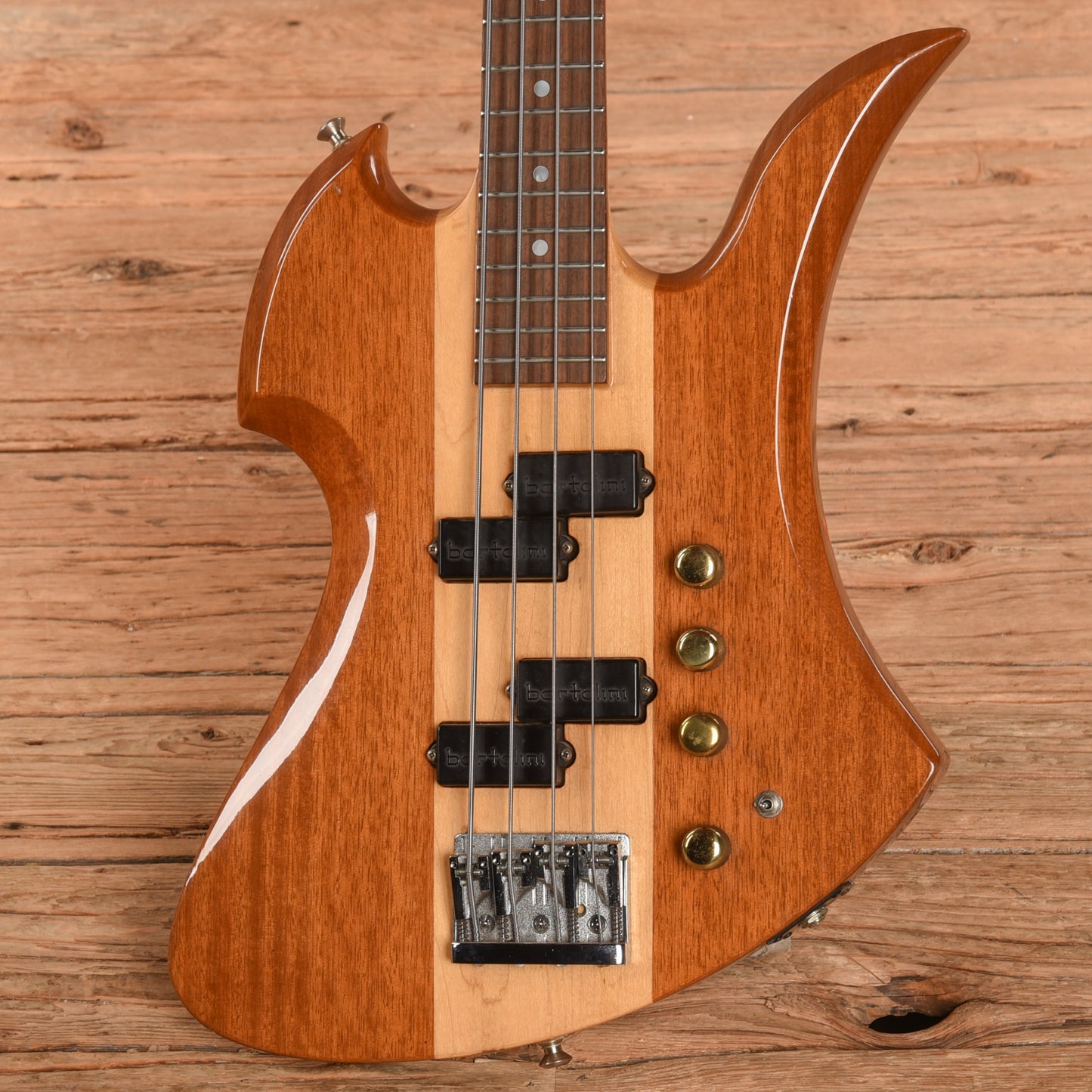 B.C. Rich Mockingbird Bass Natural Bass Guitars