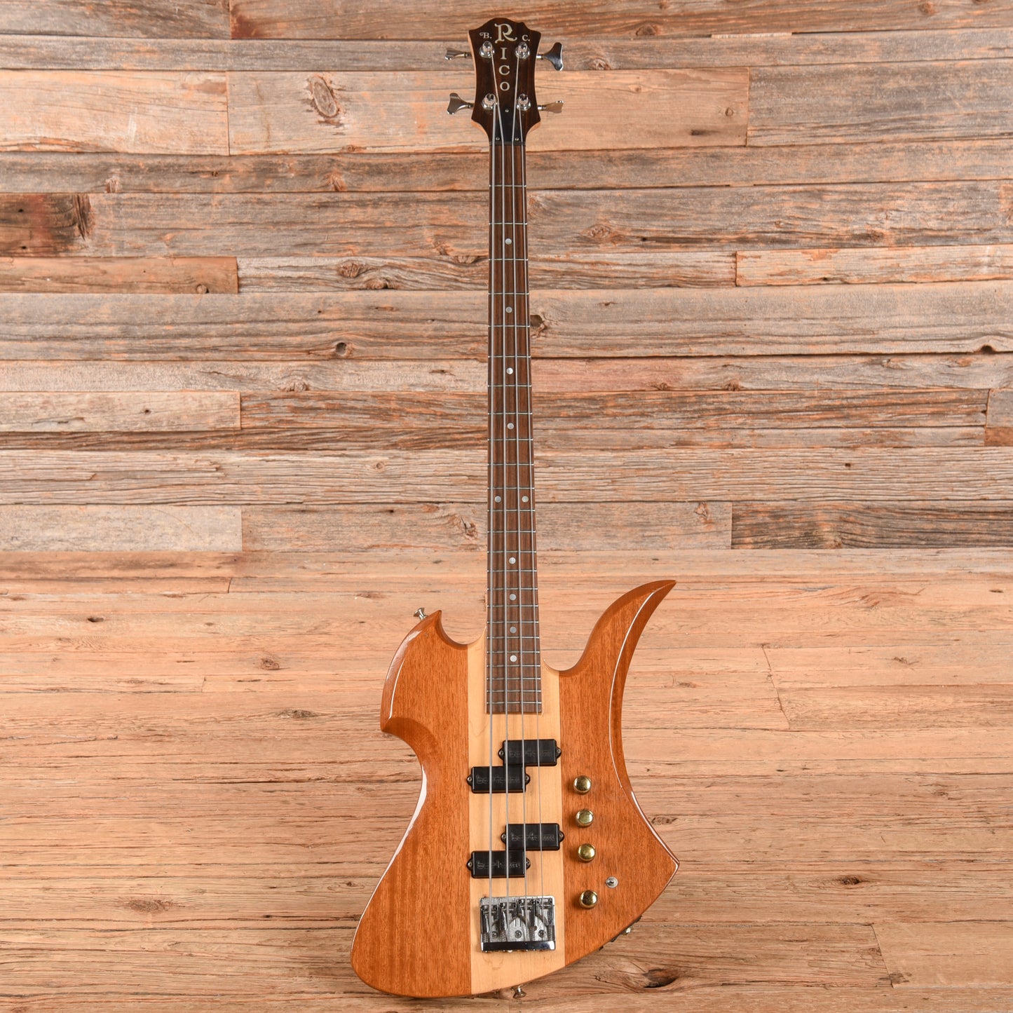 B.C. Rich Mockingbird Bass Natural Bass Guitars