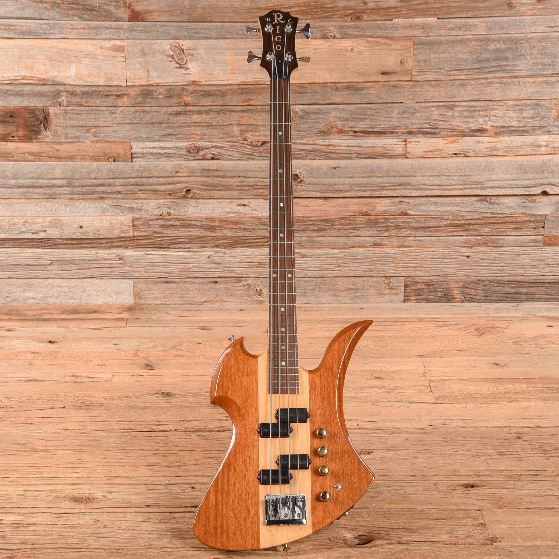 B.C. Rich Mockingbird Bass Natural Bass Guitars