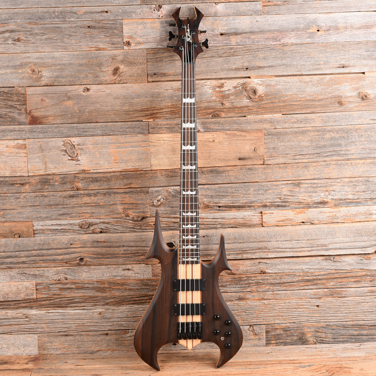 B.C. Rich Zombie Exotic Natural Bass Guitars