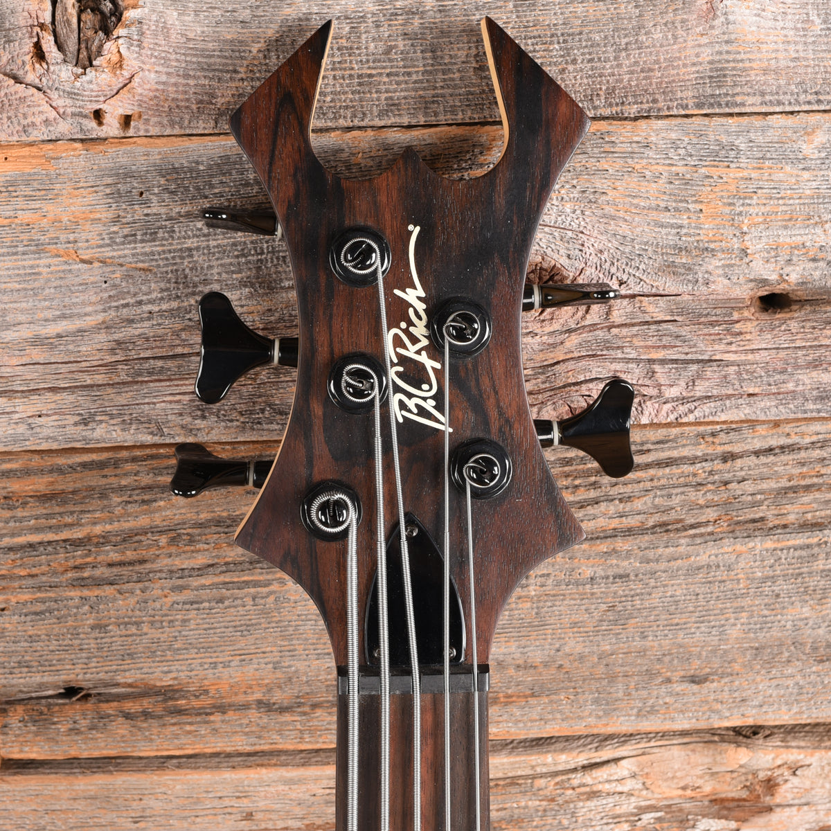 B.C. Rich Zombie Exotic Natural Bass Guitars