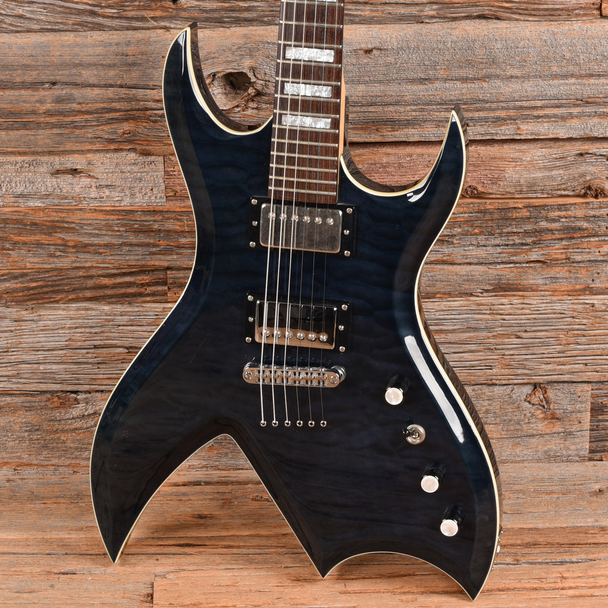 B.C. Rich Bich Masterpiece Trans Blue Quilt Top 2006 Electric Guitars