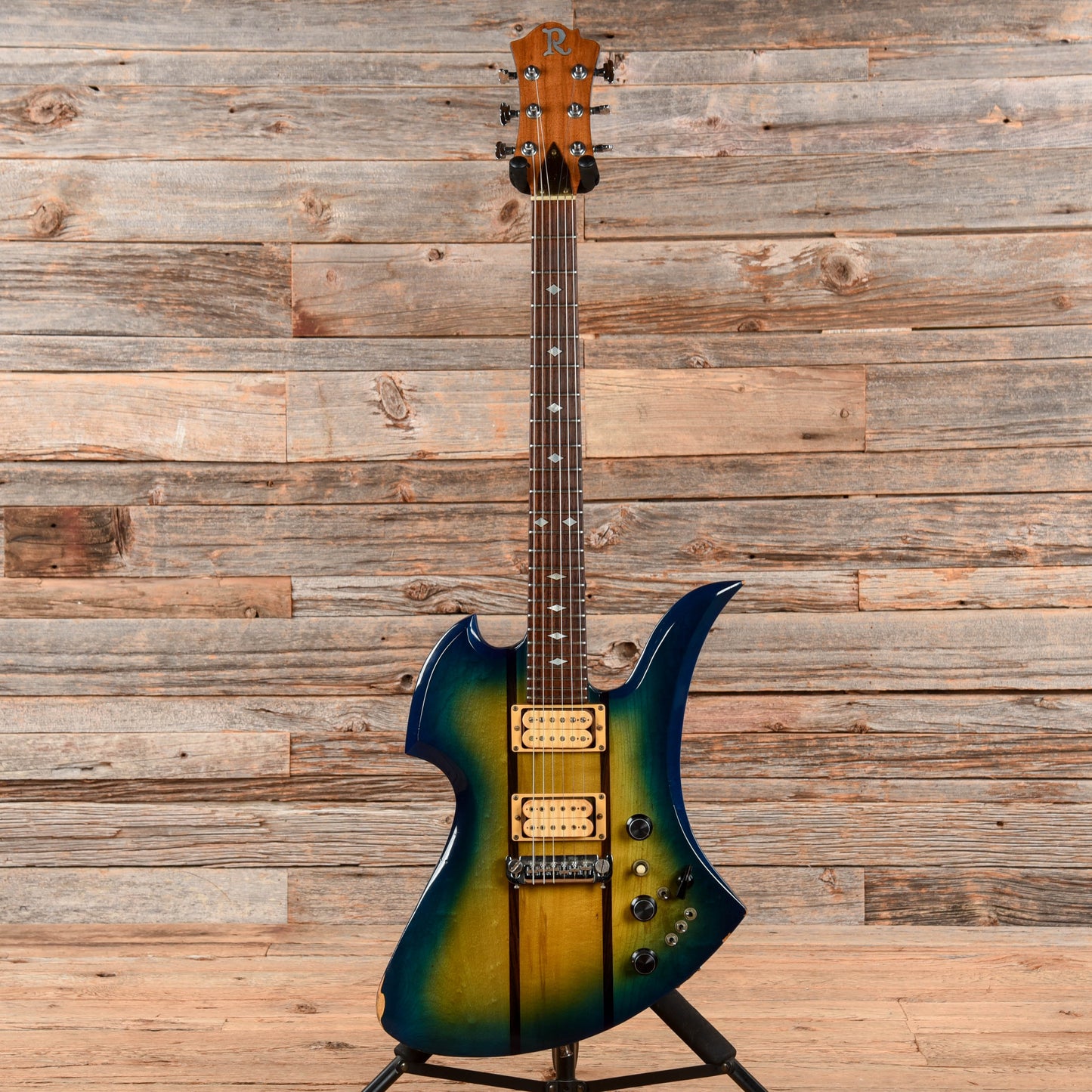 B.C. Rich Mockingbird Greenburst 1980s Electric Guitars