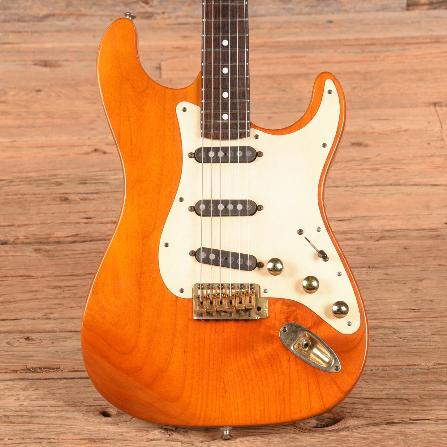B.C. Rich USA NAMM S-Style Natural 1989 Electric Guitars