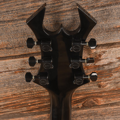 B.C. Rich Deluxe Series Warlock Black Electric Guitars / Solid Body