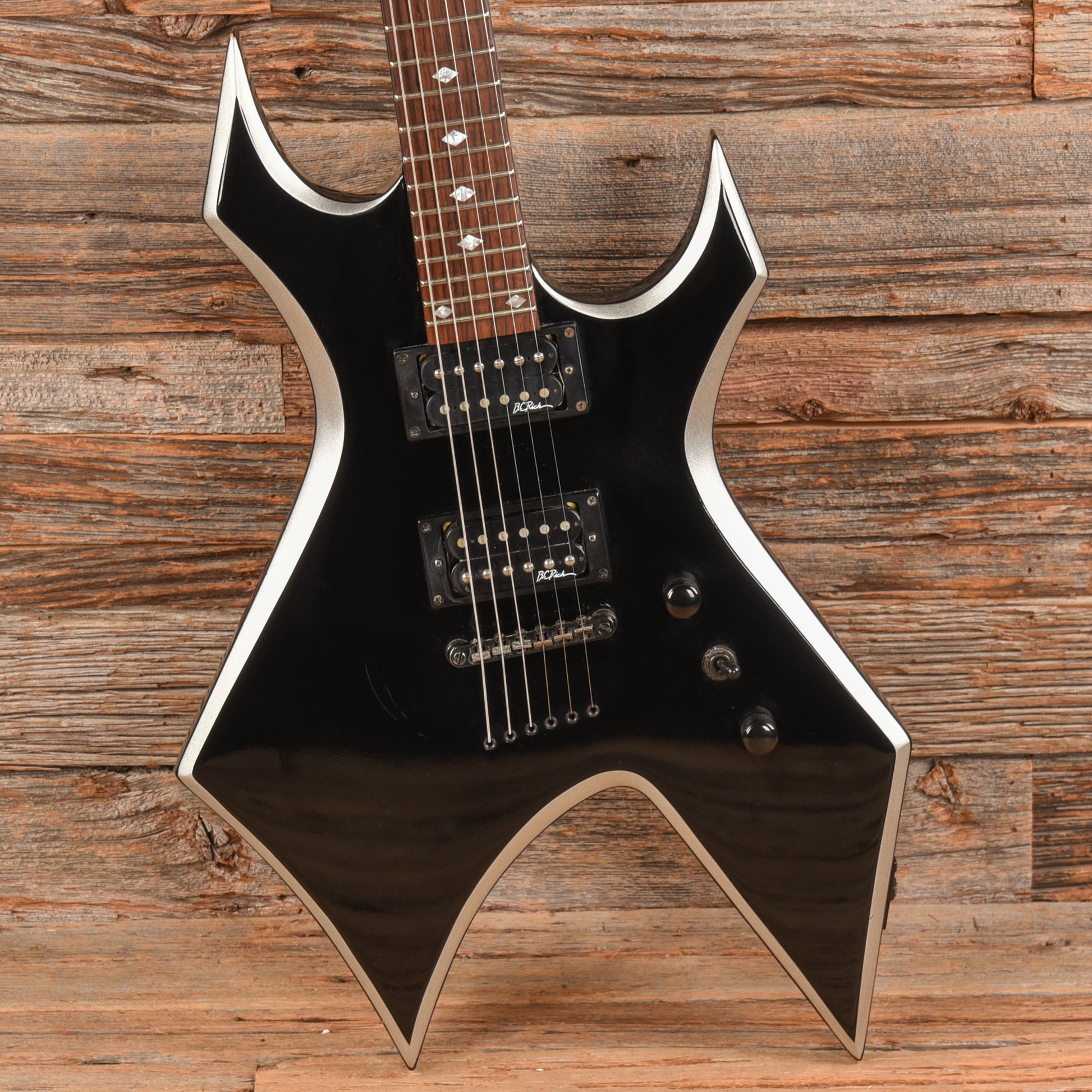 B.C. Rich Deluxe Series Warlock Black Electric Guitars / Solid Body