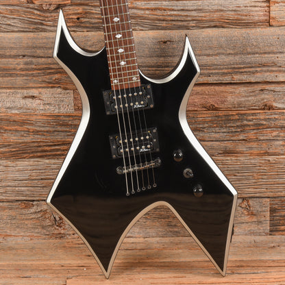 B.C. Rich Deluxe Series Warlock Black Electric Guitars / Solid Body