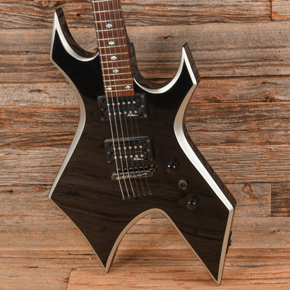 B.C. Rich Deluxe Series Warlock Black Electric Guitars / Solid Body