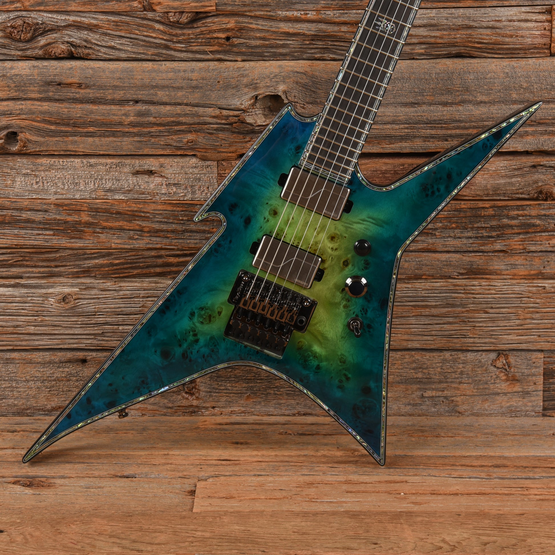 B.C. Rich Exotic Series Ironbird Cyan Blue 2024 Electric Guitars / Solid Body