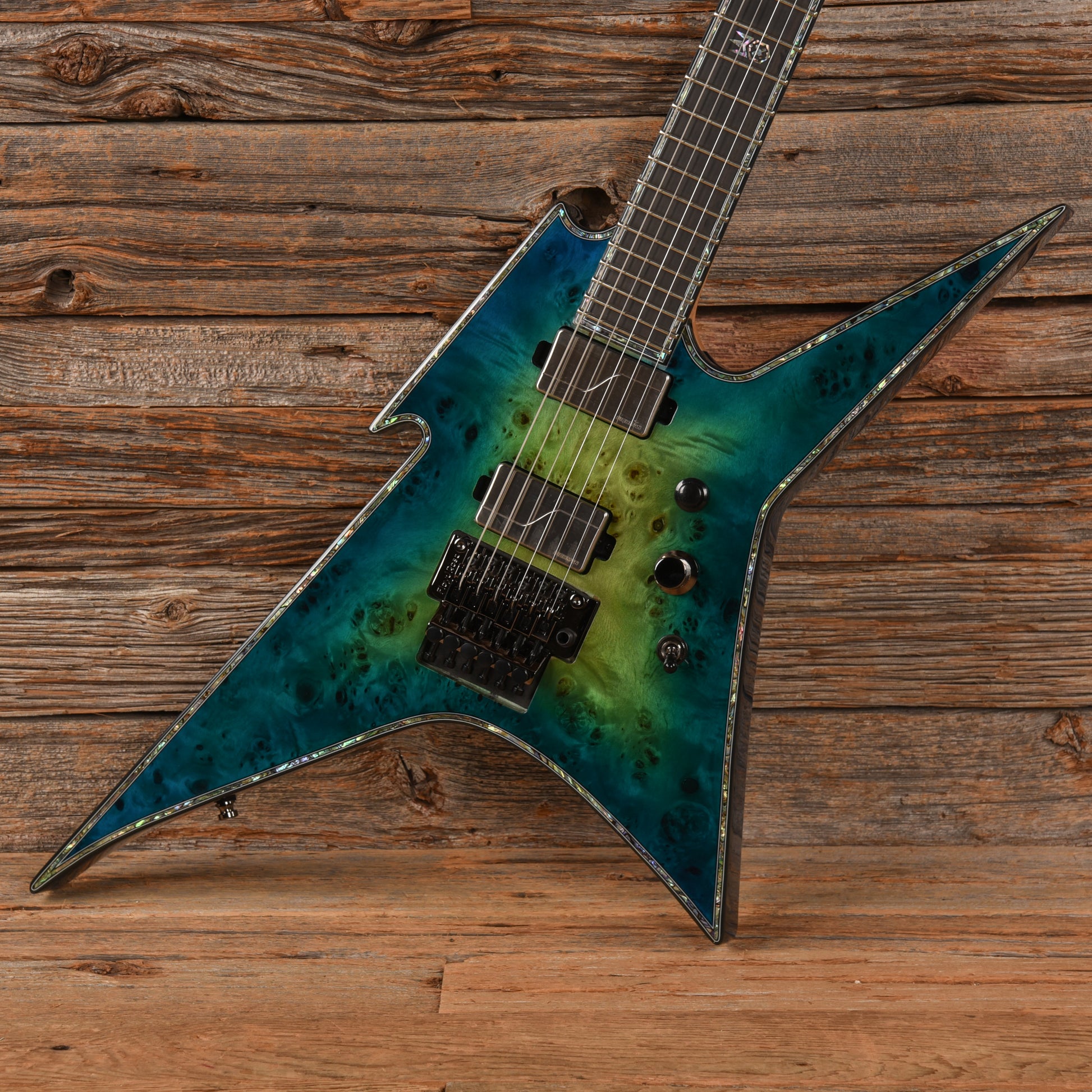 B.C. Rich Exotic Series Ironbird Cyan Blue 2024 Electric Guitars / Solid Body