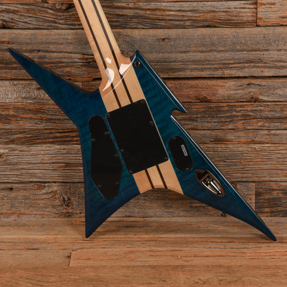 B.C. Rich Exotic Series Ironbird Cyan Blue 2024 Electric Guitars / Solid Body