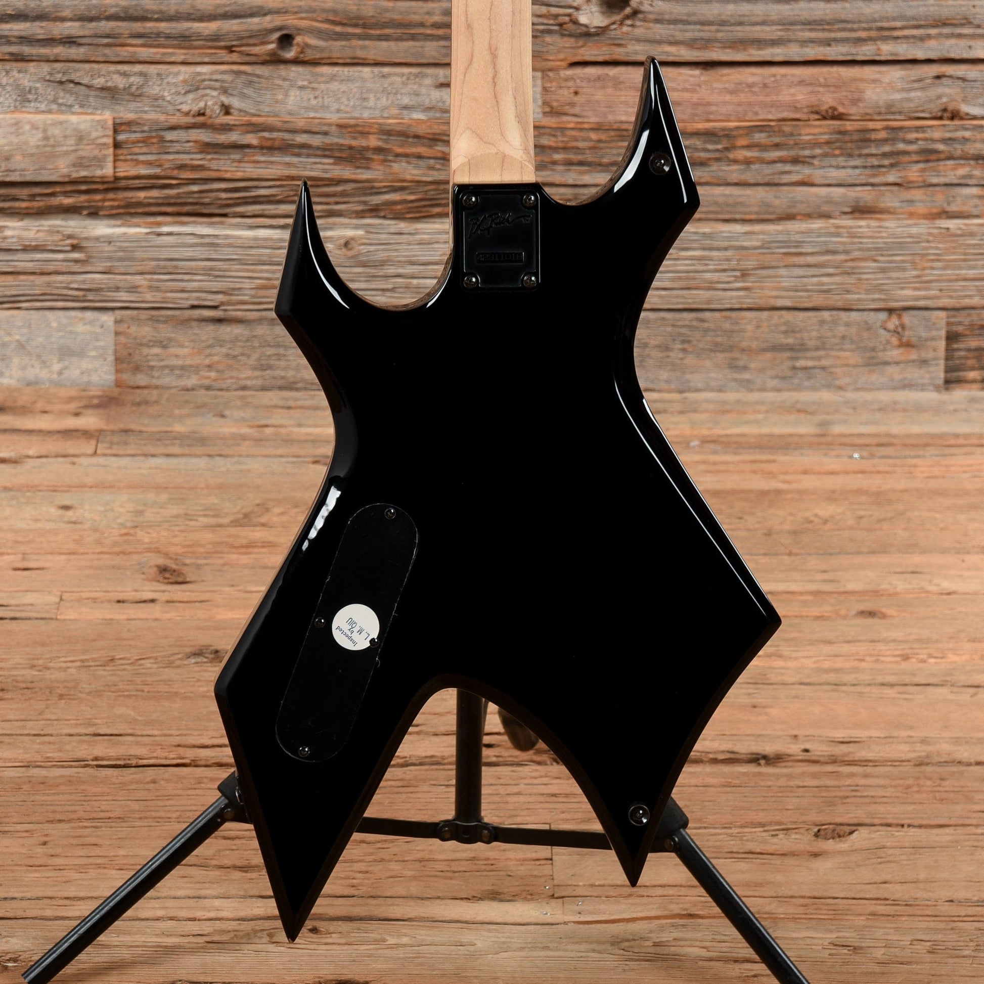 B.C. Rich KKW Tribal Fire Electric Guitars - Black Black Electric Guitars / Solid Body