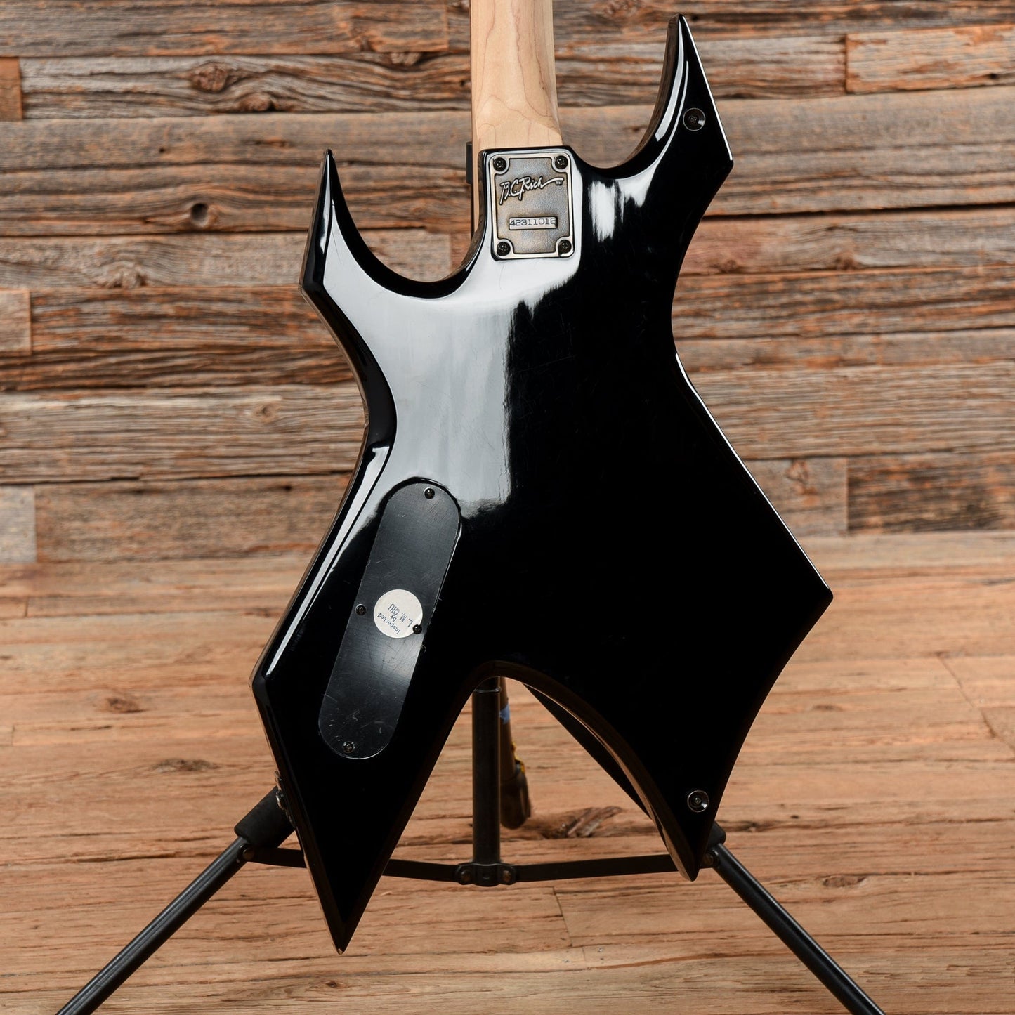 B.C. Rich KKW Tribal Fire Electric Guitars - Black Black Electric Guitars / Solid Body