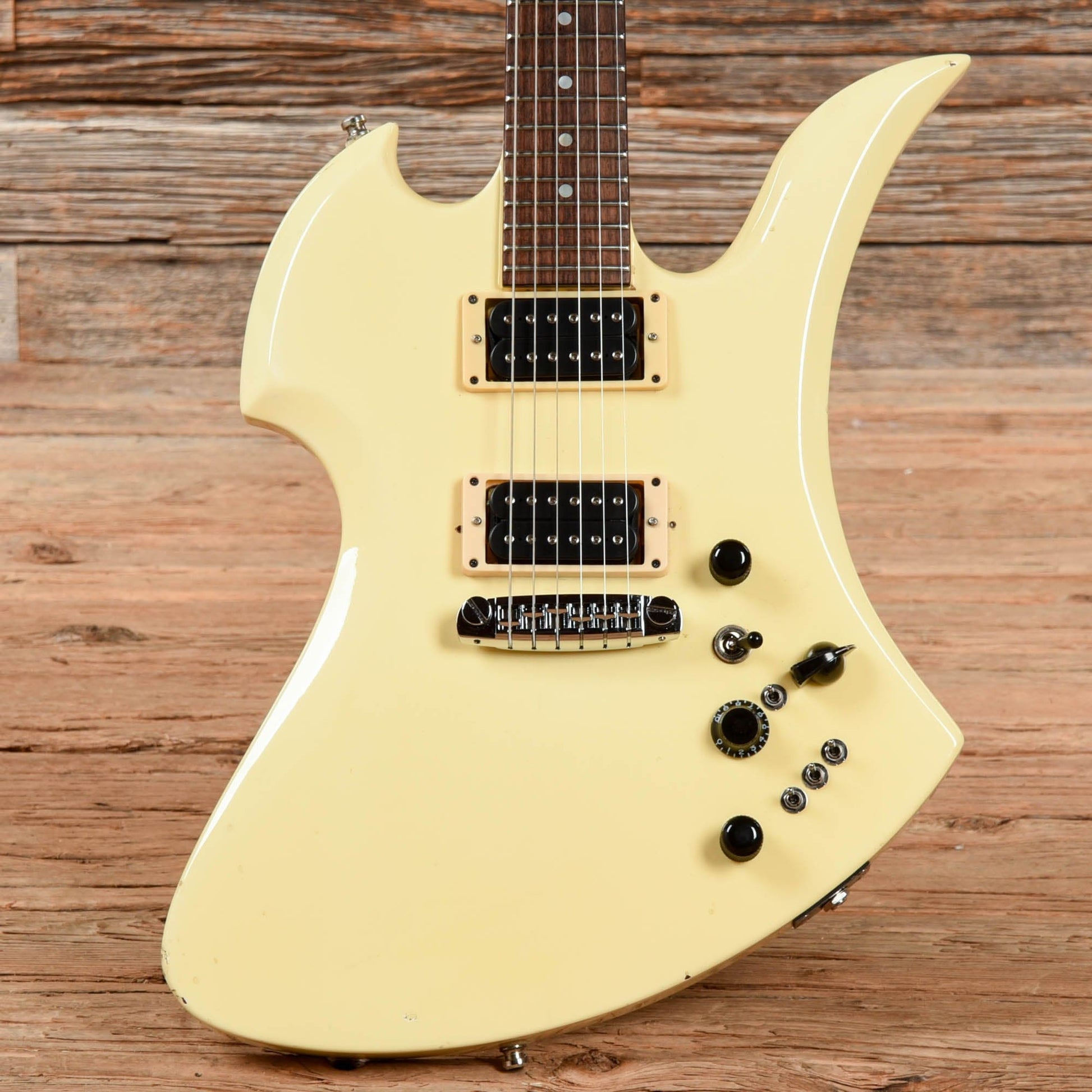 B.C. Rich Mockingbird Arctic White 1980s Electric Guitars / Solid Body