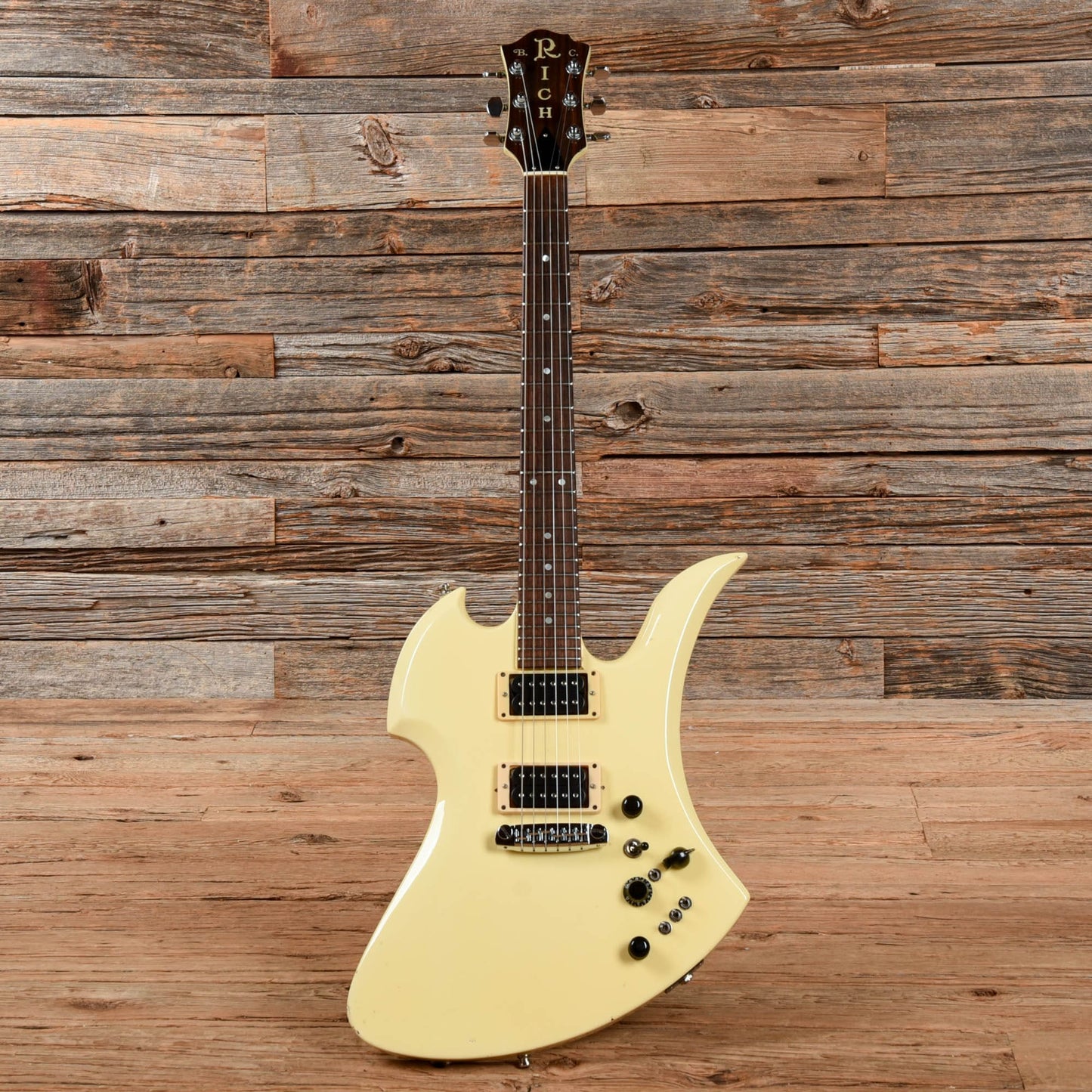 B.C. Rich Mockingbird Arctic White 1980s Electric Guitars / Solid Body