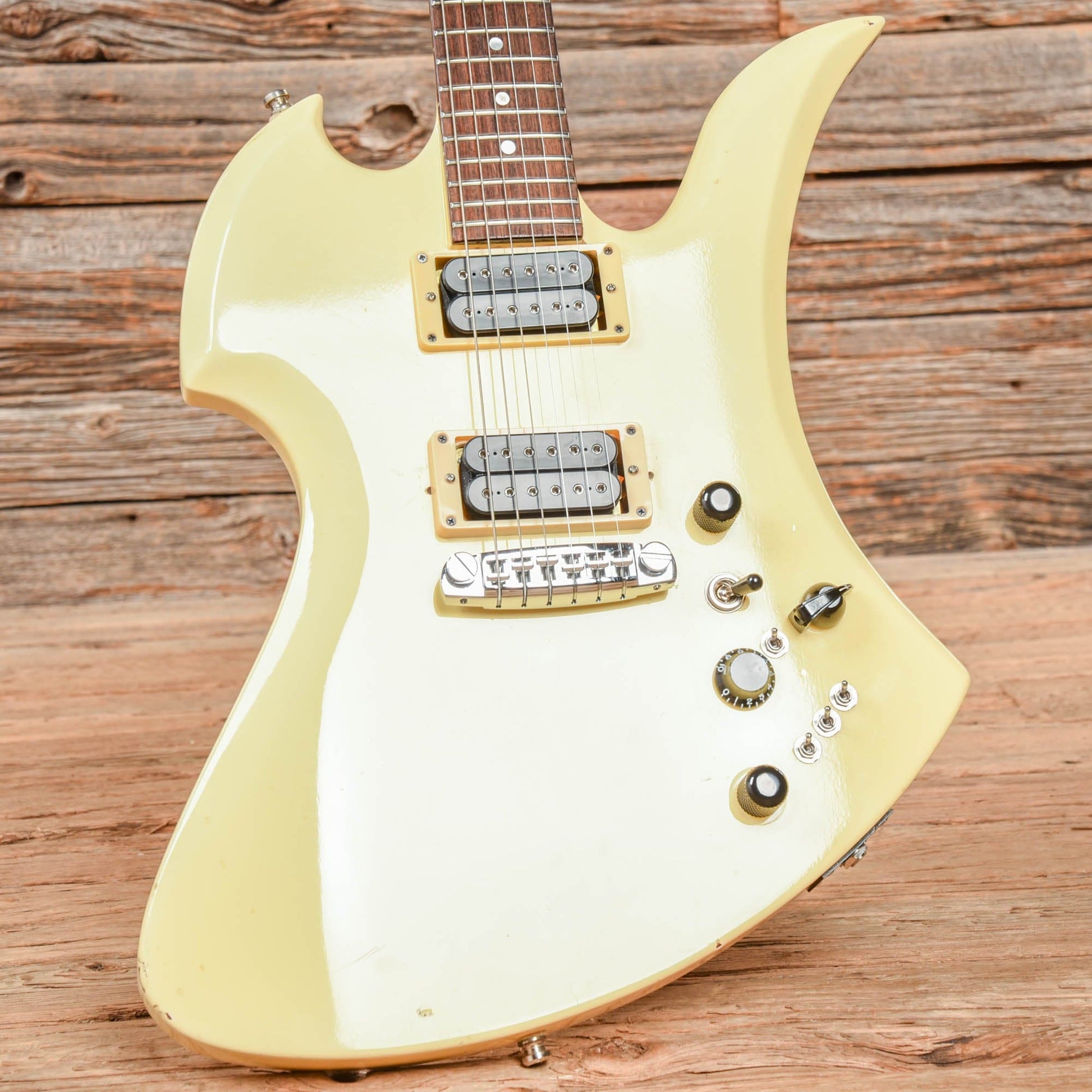 B.C. Rich Mockingbird Arctic White 1980s Electric Guitars / Solid Body