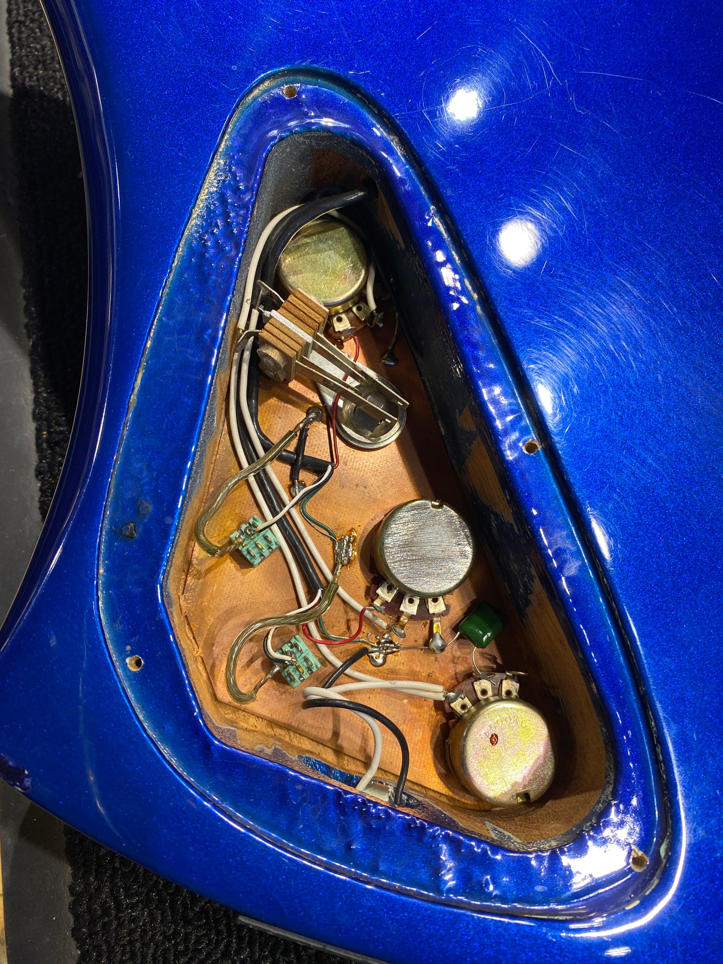 B.C. Rich Mockingbird Metallic Blue Refin 1980s Electric Guitars / Solid Body