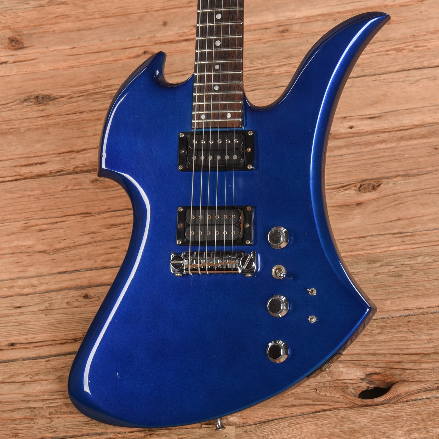 B.C. Rich Mockingbird Metallic Blue Refin 1980s Electric Guitars / Solid Body