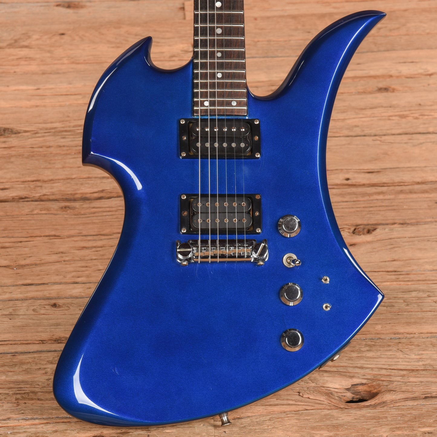 B.C. Rich Mockingbird Metallic Blue Refin 1980s Electric Guitars / Solid Body