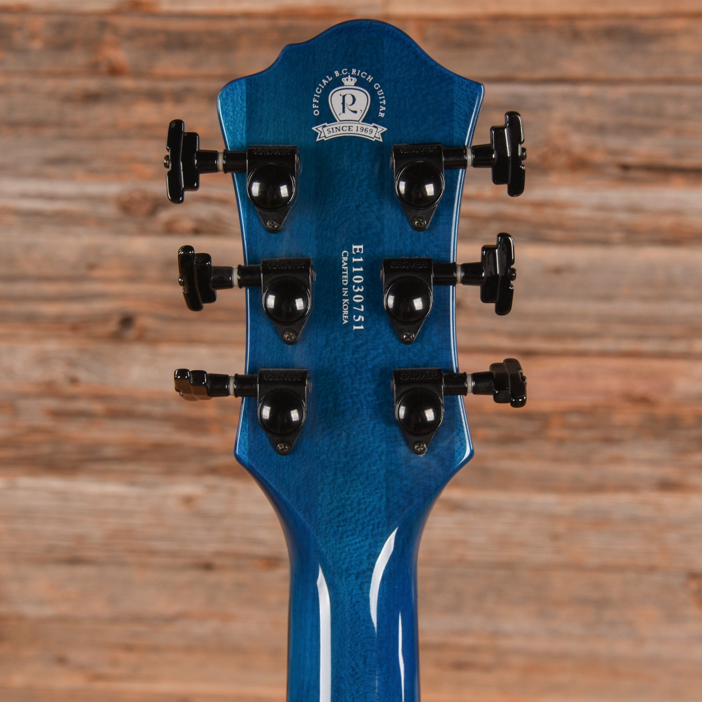 B.C. Rich Mockingbird ST Transparent Blue Electric Guitars / Solid Body