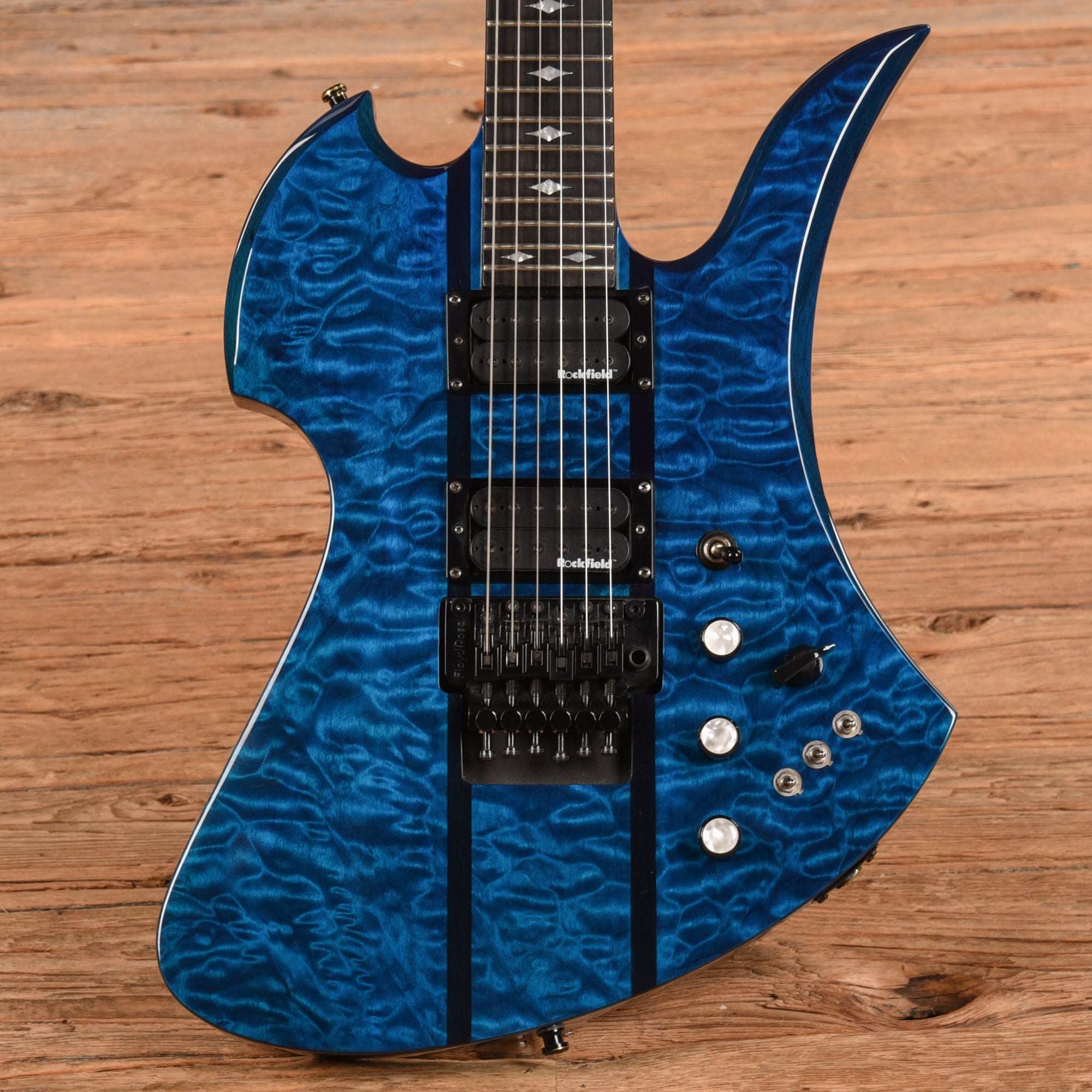 B.C. Rich Mockingbird ST Transparent Blue – Chicago Music Exchange